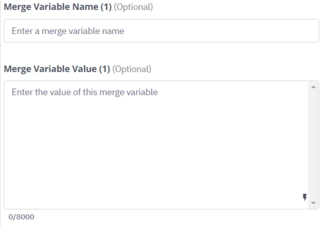 Merge variable name and value fields