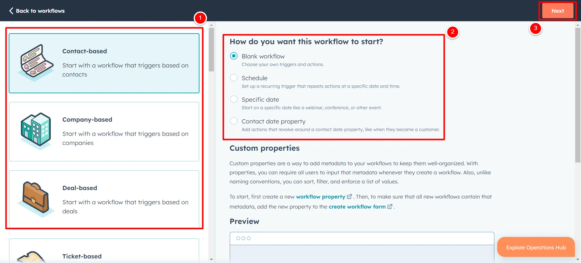 Set up workflow trigger